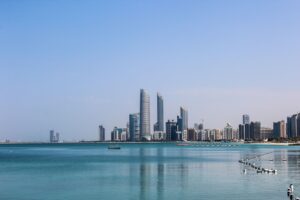 Abu Dhabi siluett