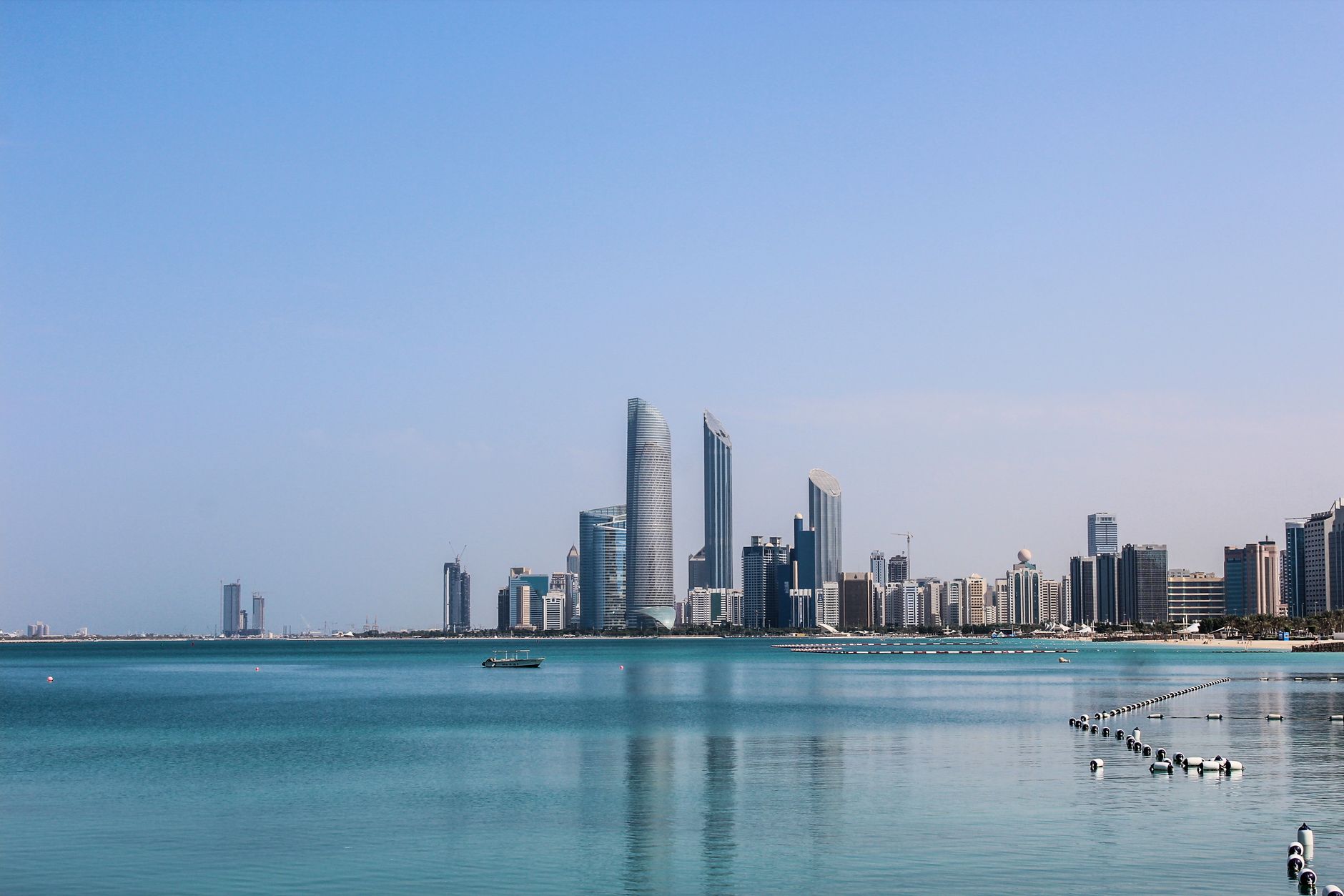Abu Dhabi siluett